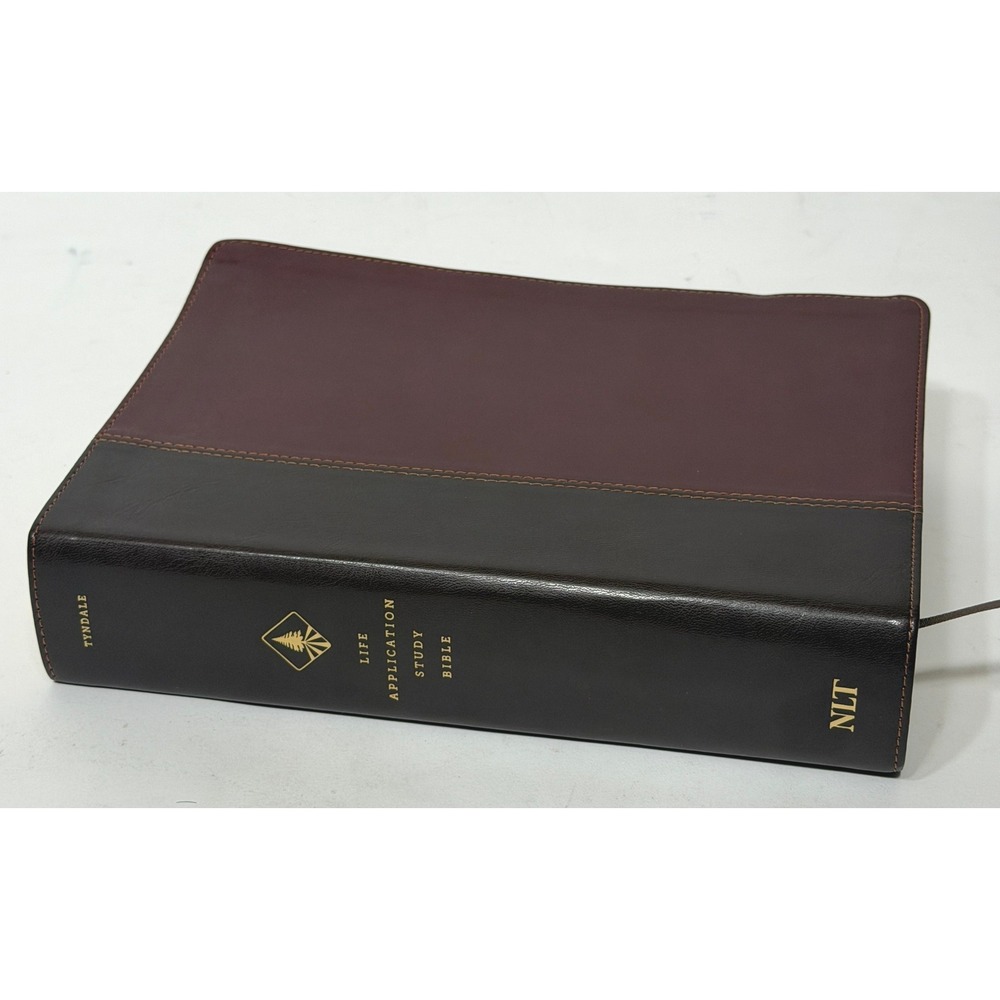 Life Application Study Bible NLT Tyndale Faux Leather Brown Indexed